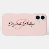 ミスティガーリースタイリッシュバラモノグラム文字 Case-Mate iPhoneケース (裏面 (横))