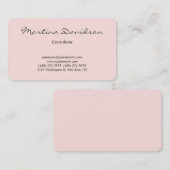 ミスティクラシカルバラクリエイティブの手書きユニーク入力 名刺 (正面/裏面)