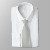 ミスティグレーグリーン無地 ネクタイ (タイ)