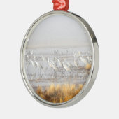 ミスティサンドヒルクレーン メタルオーナメント (左)