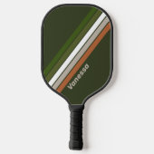 ミスティストライプのグローブ ピックルボールラケット (裏面)
