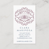 ミスティックアイバラつる植物ボホ美しい 図解入りの、写真付きの 割引カード (裏面)