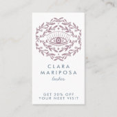 ミスティックアイバラつる植物ボホ美しい 図解入りの、写真付きの 割引カード (正面)