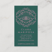 ミスティックアイバラつる植物ボホ美しい 図解入りの、写真付きの 割引カード (裏面)