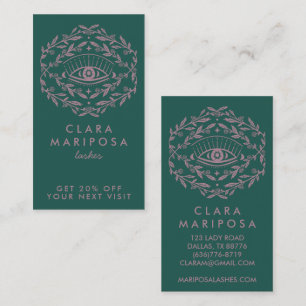 ミスティックアイバラつる植物ボホ美しい 図解入りの、写真付きの 割引カード