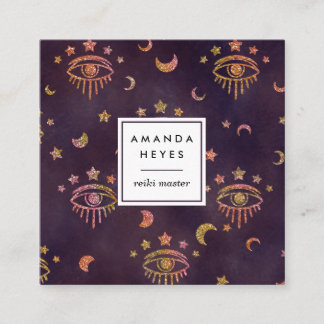 ミスティックアイルナルムーン霊気スピリチュアルヒーラー| スクエア名刺