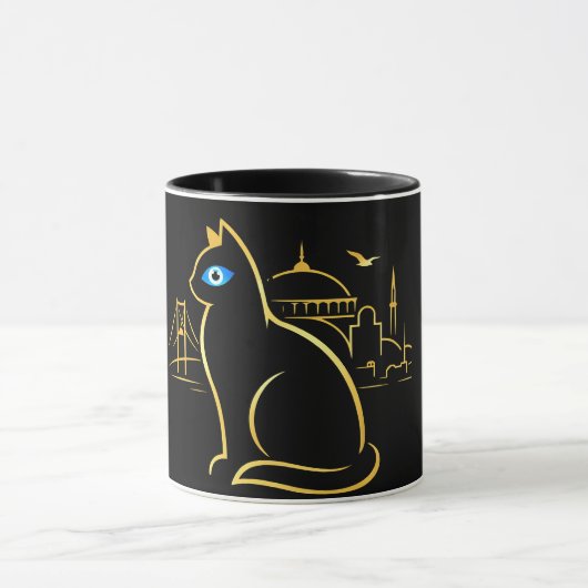 ミスティックイスタンブールキャット マグカップ (中央)