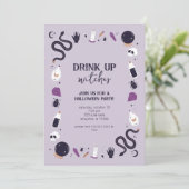 ミスティックウィッチハローウィンパーティ招待状 招待状 (スタンド正面)