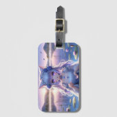 ミスティックウォーターキャットガールプリンセス ラゲッジタグ (正面縦)