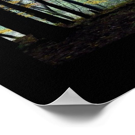 ミスティックウッズキーヒゴルジ感動的引用文 ポスター (角)