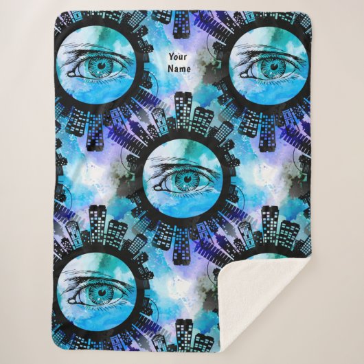 ミスティックエレガンスインアーバンコンテンポラリースタイル シェルパブランケット (正面)