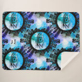 ミスティックエレガンスインアーバンコンテンポラリースタイル シェルパブランケット (正面(横))