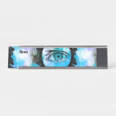 ミスティックエレガンスインアーバンコンテンポラリースタイル デスクネームプレート (正面)