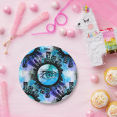 ミスティックエレガンスインアーバンコンテンポラリースタイル ペーパープレート (パーティー)