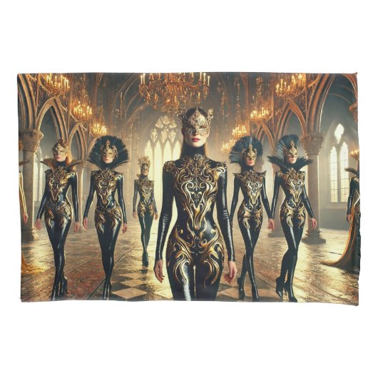 ミスティックエレガンスラグジュアリーファンタジーピラローケース 枕カバー (正面)