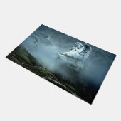 ミスティックエンジェルオンマウンテンフロアマット ドアマット (アングル)