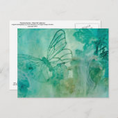 "ミスティックガーデン – 滝"コレクションオリジナル ポストカード (正面/裏面)