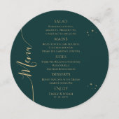 ミスティックグリーン金ゴールドサンムーンスターズ宇宙結婚ズ メニュー (正面)