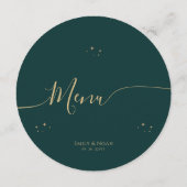 ミスティックグリーン金ゴールドサンムーンスターズ宇宙結婚ズ メニュー (裏面)