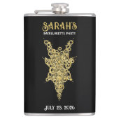 ミスティックゴールド ブライズメイド ビニールラッピング フラスコ フラスク (正面)