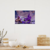 ミスティックサイレンファンタジーマーメイドのアートワーク ポスター (キッチン)