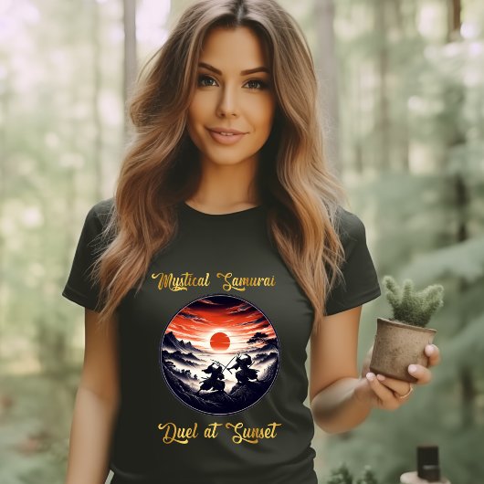 ミスティックサムライデュエルアットサンセットTシャツ Tシャツ