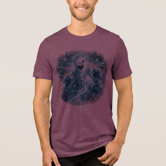 ミスティックシャドウウルフTシャツ | ダークファンタジーウルフアート トライブレンドTシャツ