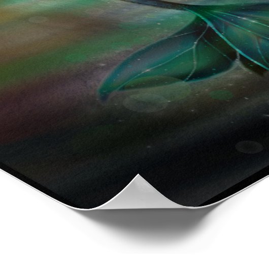 ミスティックシーマーメイドファンタジーアート ポスター (角)