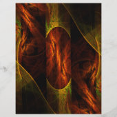 ミスティックジャングル抽象芸術アートフライヤー チラシ (正面)