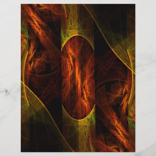 ミスティックジャングル・アブストラクト・アート・フライヤー チラシ (正面)