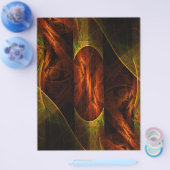 ミスティックジャングル・アブストラクト・アート・フライヤー チラシ (シングル)