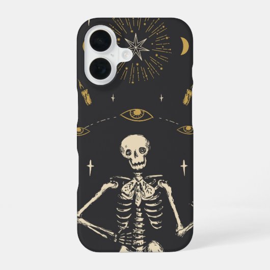ミスティックスケルトン iPhone 16ケース (裏面)
