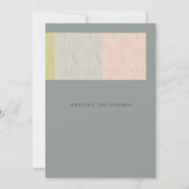 ミスティックストームタイポグラフィブライダルシャワーブルーピンク 招待状 (裏面)