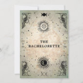 ミスティックタロットフォーチュンピーコックバチェロレッテ 招待状 (正面)