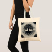 ミスティックツリーオブライフトートバッグ トートバッグ (正面(商品))