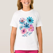 ミスティックデイジー開花 Tシャツ (正面)