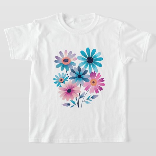 ミスティックデイジー開花 Tシャツ (レイダウン)