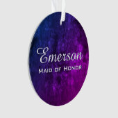 ミスティックトパーズブライダルパーティ |ピンクパープルブルー オーナメント (正面)
