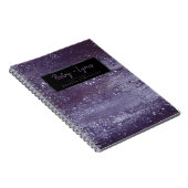 ミスティックトパーズ |ピンクブルーパープルリグラデーションリック ノートブック (右側)