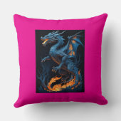 ミスティックドラゴン装飾用クッション クッション (裏面)