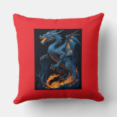 ミスティックドラゴン装飾用クッション クッション (裏面)