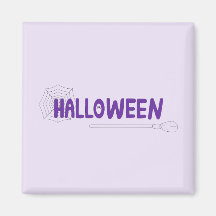 ミスティックハロウィンの箒と繊細なクモの巣のデザイン