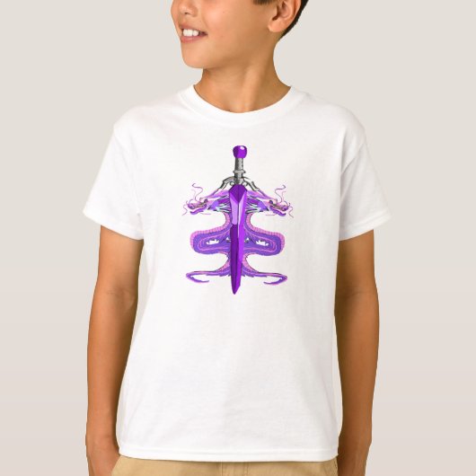 ミスティックパープルドラゴンソード Tシャツ (正面)
