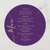 ミスティックパープル金ゴールドサンムーンスターズ宇宙結婚ズ メニュー (正面)