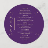 ミスティックパープル金ゴールドサンムーンスターズ宇宙結婚ズ メニュー (正面)