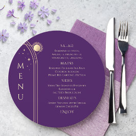 ミスティックパープル金ゴールドサンムーンスターズ宇宙結婚ズ メニュー