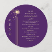 ミスティックパープル金ゴールドサンムーンスターズ宇宙結婚ズ メニュー (正面)