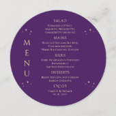 ミスティックパープル金ゴールドサンムーンスターズ宇宙結婚ズ メニュー (正面)