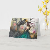 ミスティックファンタジーアートバイモリー・ハリソン カード (黄色い花)