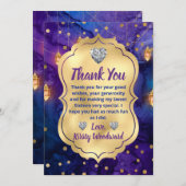 ミスティックファンタジーナイトランタン&《写真》ぼけ味スイート16 サンキューカード (正面/裏面)